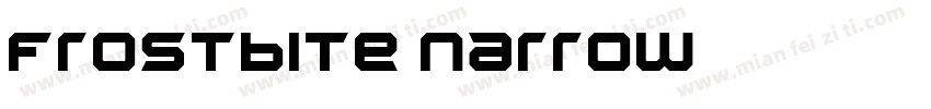 frostbite narrow字体转换